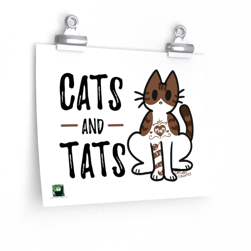 Cats and Tats Print