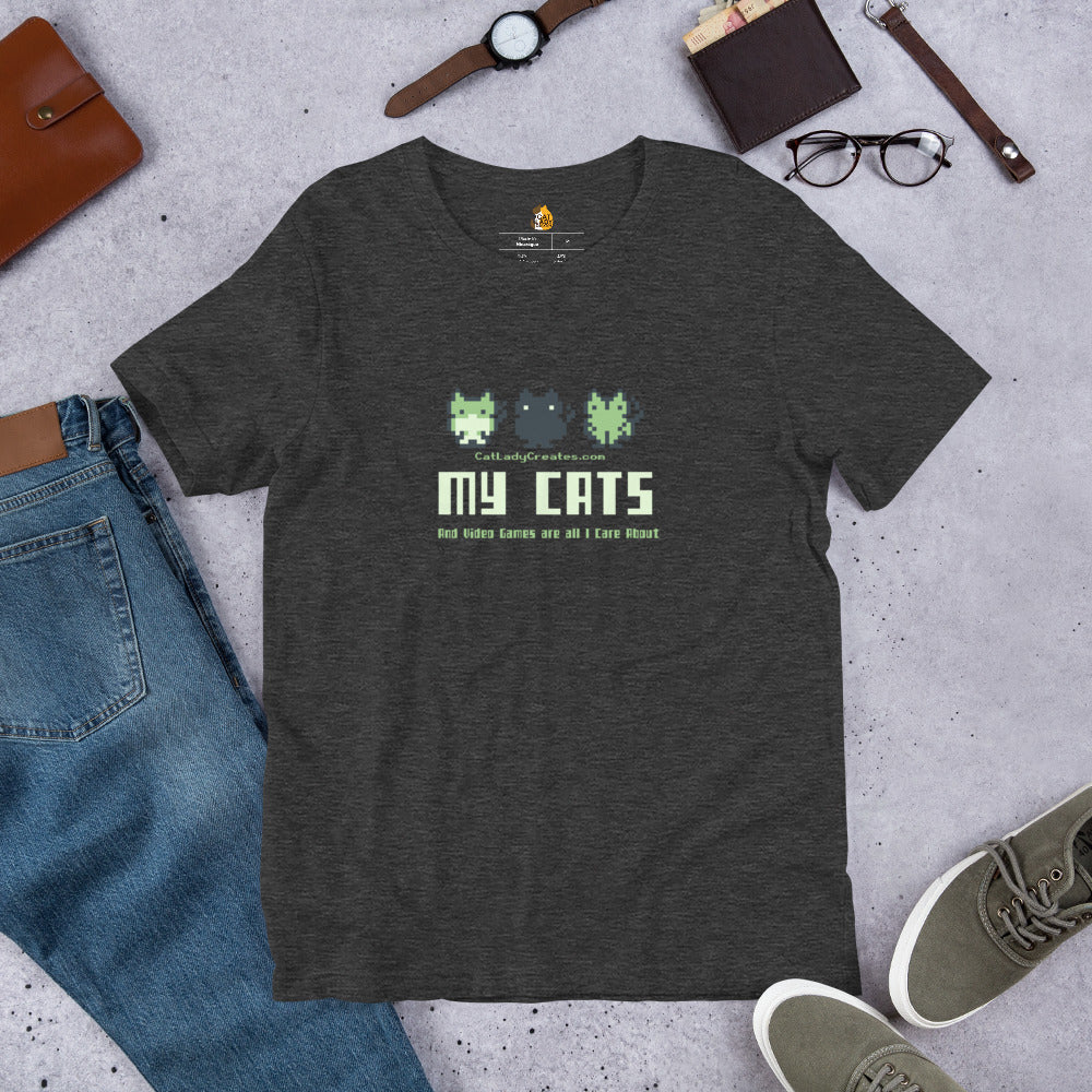 Cats and Video Games Shirt