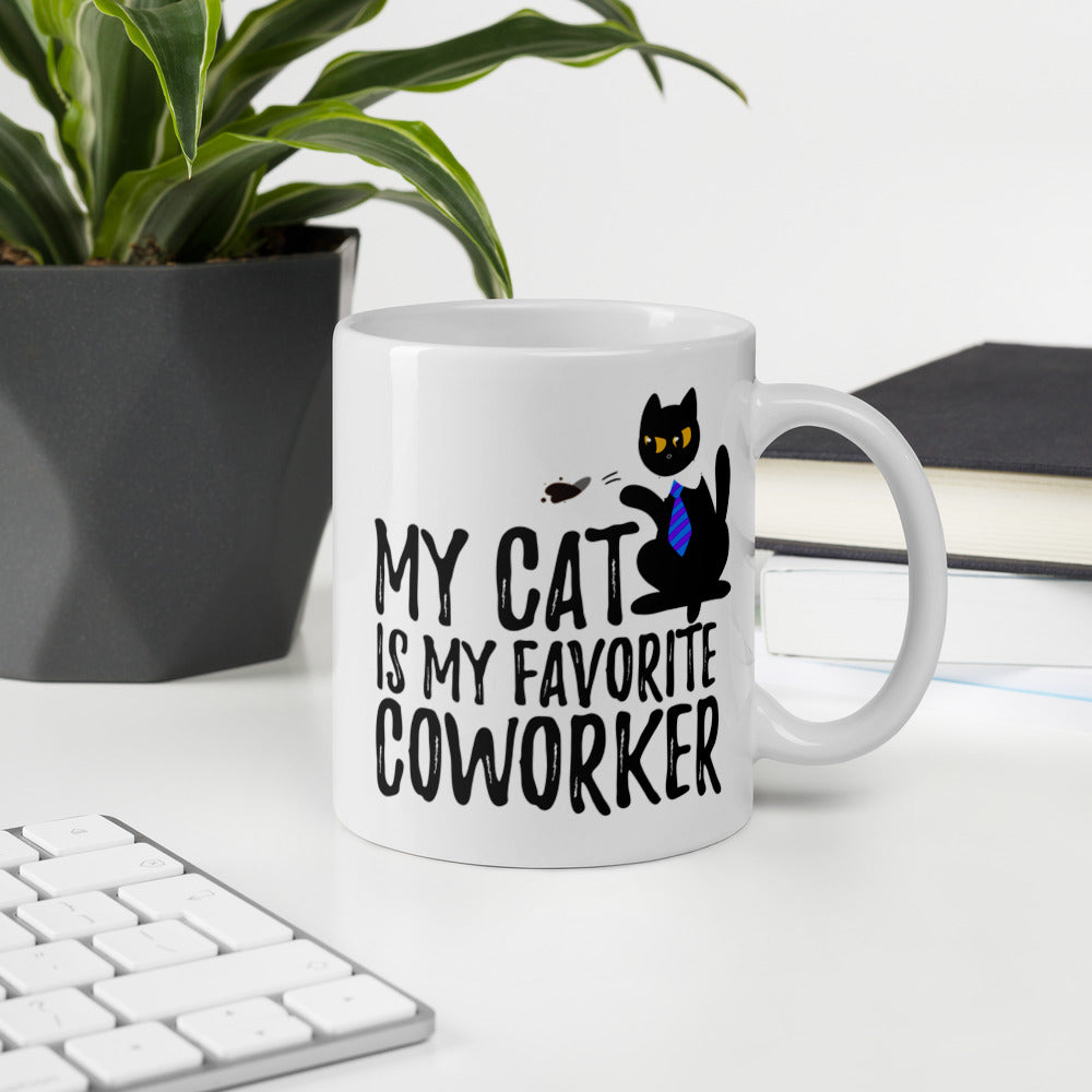 My Cat is My Favorite CoWorker mug